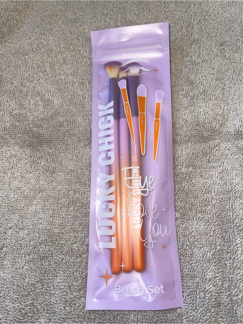 Lucky chick makeup brush set